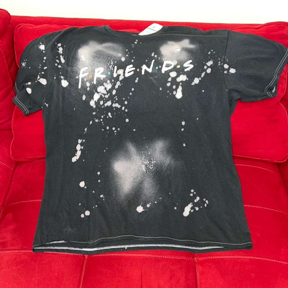 Mens FRIENDS splatter t shirt